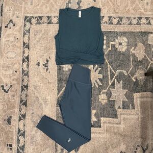 Alo Top and Leggings Set